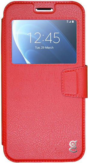Husă Huawei Mate 20 Lite Tip Book Închidere Magnetică Fereastră Gekko S-view Roz