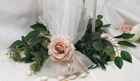 Hochzeitsgeschenk Tüllstoff Blume