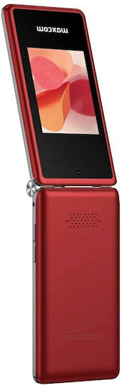 MaxCom MM835 Dual SIM Κινητό με Κουμπιά Κόκκινο