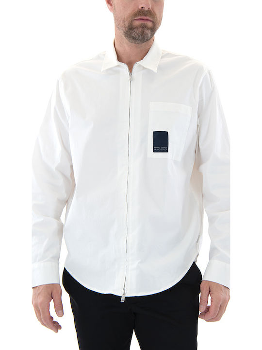 Long-sleeved Cotton Shirt White