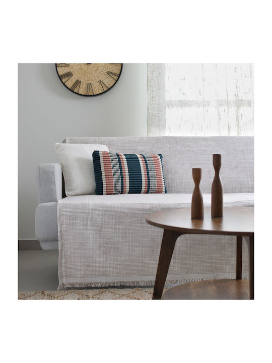 Ravelia Quadro Ριχτάρι Πολυθρόνας 180x180εκ. Beige