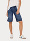 Damen Bermuda Jean Dark Blue