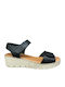 Anatomic Women's Leather Platform Shoes Black