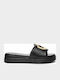 Platforme dama în Stil Slip On Negru