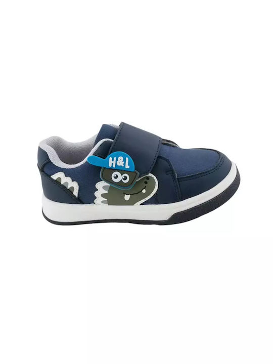Παιδικά Sneakers με Σκρατς Μπλε
