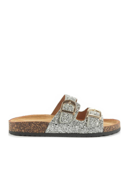 Fshoes Γυναικεία Σανδάλια Ασημί