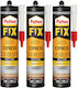 Henkel Sealant Silicone for Wood 375gr 3pcs