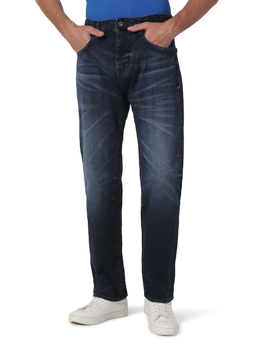 Armani Exchange Ανδρικό Παντελόνι Τζιν Loose Fit Tapered Μπλε