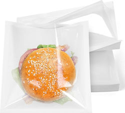 Paper Kraft Bakery Food Packaging Bag 100pcs L19xW18cm