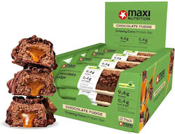 MaxiNutrition Cremiger Kern Proteinriegel mit Geschmack Chocolate Fudge 12x45gr