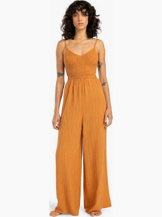 To The Moon Women's One-piece Suit Doeskin Orange