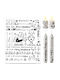 Christmas Candle Sticker Set in German