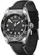 Victorinox Ανδρικό Ρολόι 42mm Αυτόματο με Μαύρο Δερμάτινο Λουράκι