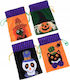 Bag for Gift with Theme "Halloween" Orange 15x2x27cm. 4pcs