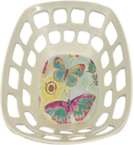 Fruit Bowl Plastic White