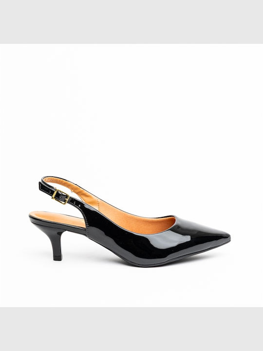 Vizzano Pointed Toe Black Heels