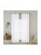 Beauty Home Curtain With White Grommets 140x270cm