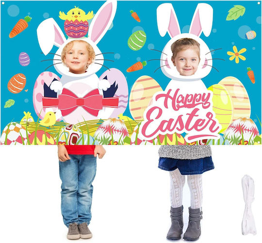 Easter Photo Wall Pictures Easter Bunny Banner 75x139cm