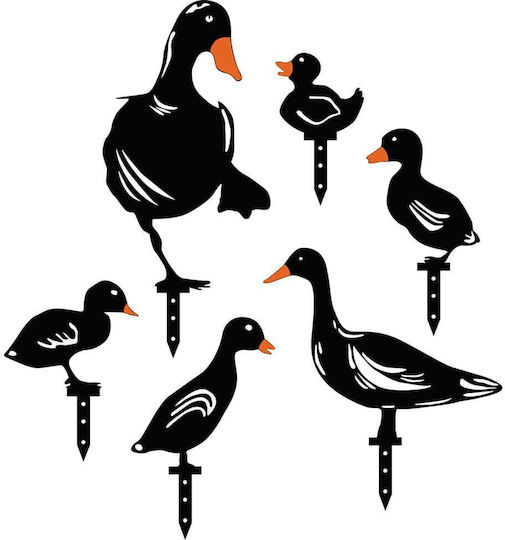 Aberto Design Decorative Garden Metal 6pcs 907MDS1103