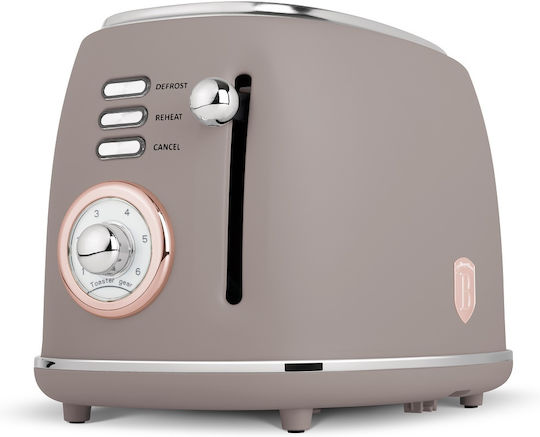 Berlinger Haus Toaster 2 Slots 850W Brown