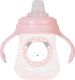 Saro Toddler Panda Plastic Cup Pink 250ml For 6m+