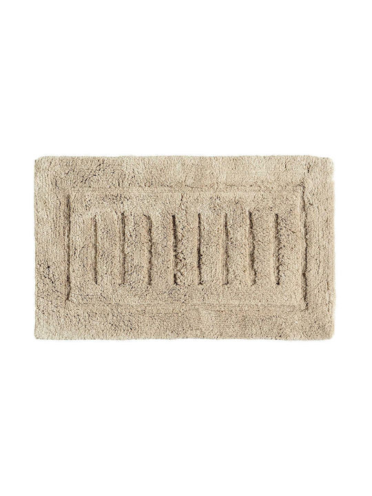 Madi Πατάκι Μπάνιου Βαμβακερό Ripple 71609-01 Beige 60x90εκ.