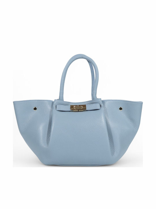 Passaggio Leather Celeste Leather Women's Tote Bag