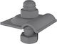 19914 19914 Multi-purpose Clamp 1 Conductor Φ8-12 Profil Pv Φ17|1 Plate & Hexagonal St Tzn