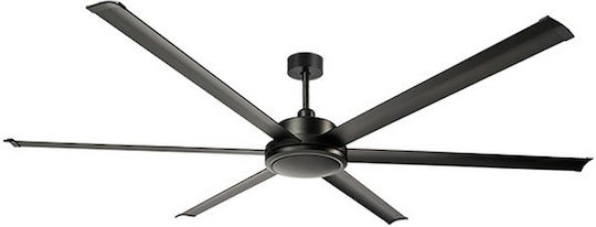Eurolamp Deckenventilator 183cm Schwarz