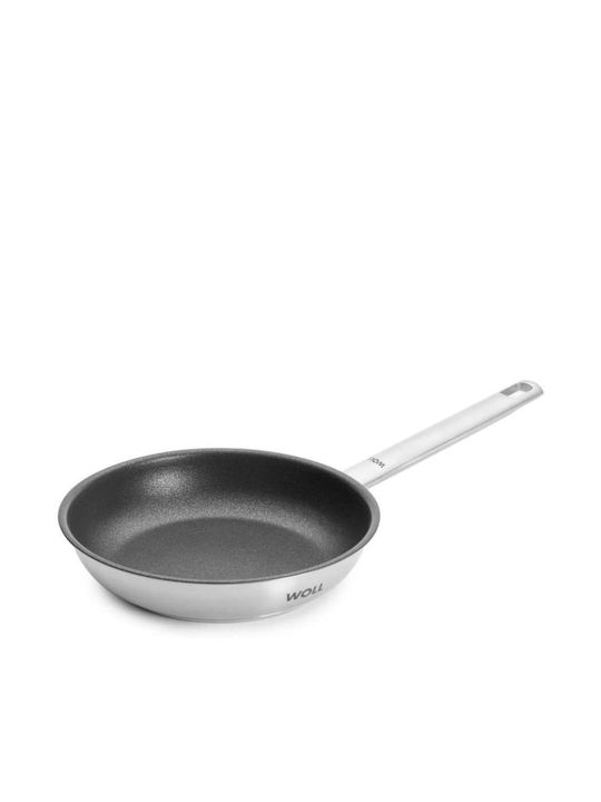 Woll Pan made of Stainless Steel with Non-Stick Coating 24cm