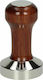 & Wooden Tamper with Flat Surface 48mm Inox