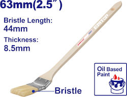 Emtop Farb Pinsel Gebogen Langer Holzgriff 63mm Empe3325