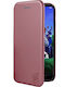Buchen Sie Silikon / Synthetisches Leder Burgundisch (Galaxy J5 2016)