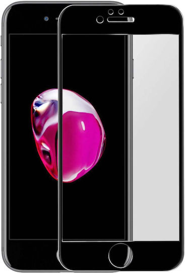 0.33mm Vollkleber Displayschutzfolie Schwarz (iPhone SE 2022 / 2020 / 8 / 7Ehre X7)
