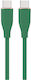 Gembird USB 2.0 Cable USB-C Male - USB-C / USB-A Female 60W Green 1.5m