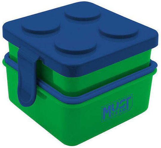 Must Team Lunchbox Kunststoff Grün Geeignet für die Mikrowelle 850ml 1Stück