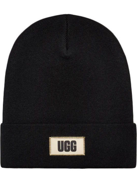 High Crown Beanie Beanie Beanie Knitted in Black color