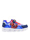 Kids Sneakers with Scratch & Lights Blue