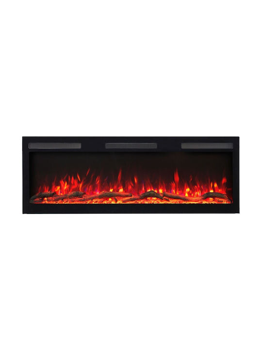 Hitense Wall Mounted Electric Fireplace 1600W 152.4x12.7cm Gray