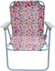 Kids Pink Waterproof Beach Chair