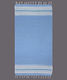 Silk Fashion Beach Towel Turquoise 180x90cm.