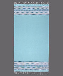 Silk Fashion Πετσέτα Θαλάσσης Γαλάζια Silk Fashion Πετσέτα Θαλάσσης Γαλάζια