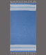 Silk Fashion Πετσέτα Θαλάσσης Παρεό Μπλε 180x90εκ.