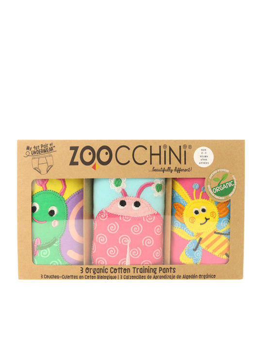 Zoocchini Σετ Παιδικά Εσώρουχα Πάνες 3τμχ Πολύχρωμα
