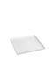 Espiel Wavy Matte Teller Untiefe Platz aus Melamin Weiß 22x22cm 6Stück