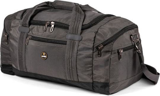 Amber Σακ Βουαγιάζ 65lt Γκρι Υφασμάτινο Μ62xΠ31xΥ35εκ.