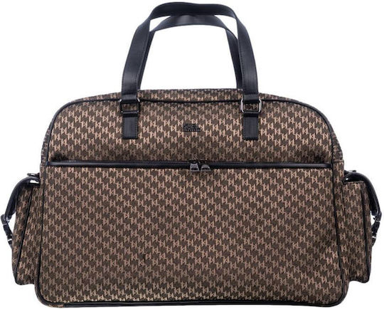 Karl Lagerfeld WEEKENDER Σακ Βουαγιάζ Μπεζ Υφασμάτινο