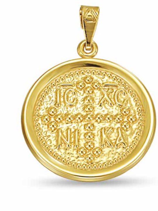 Kontopoulos Gold Constantine Talisman Charm from 14K Gold