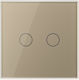Livolo Touch Wall Switch Two-Way Gold