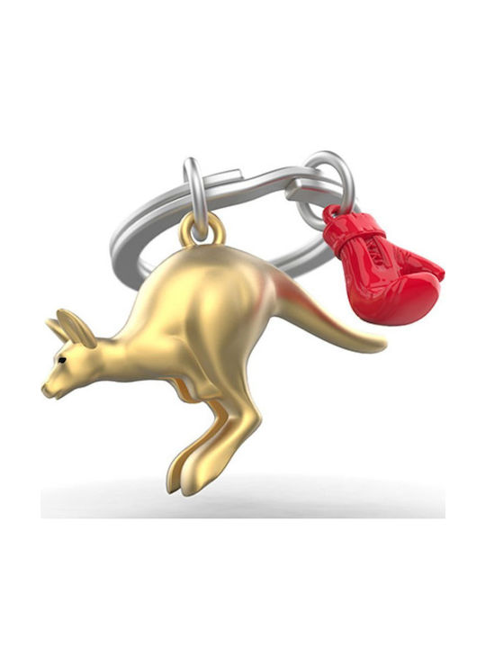 Metalmorphose Kangaroo Boxing Glove Keychain